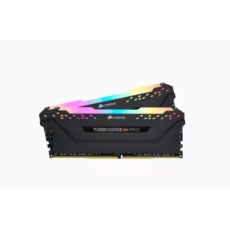 CORSAIR Vengeance RGB Pro 32GB (2x16GB) DDR4 3200MHz CL16 Atmiņas komplekts melns