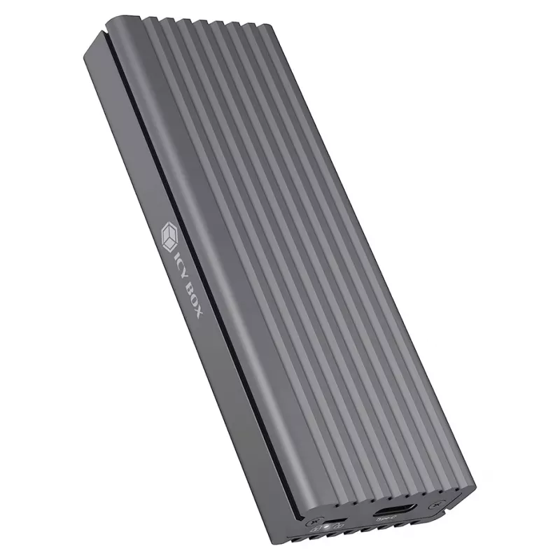 ICY BOX IB-1817MC-C31 ārējais SSD korpuss M.2, pelēks, alumīnijs