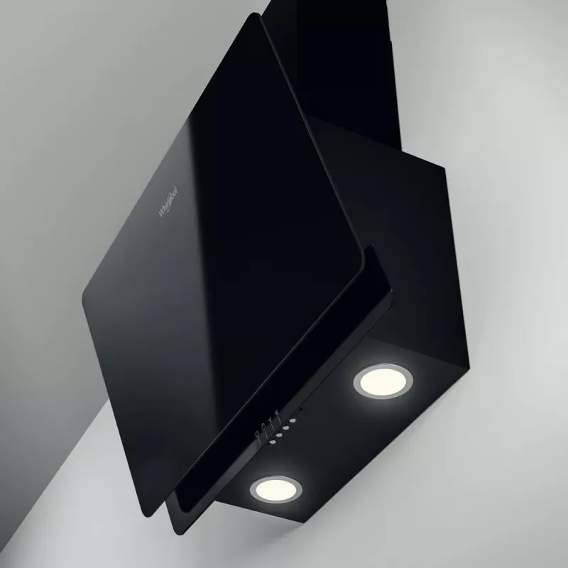 Whirlpool AKR 65F LM K Sienas tvaika nosūcējs Melns 375 m³/h