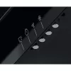 Whirlpool AKR 65F LM K Sienas tvaika nosūcējs Melns 375 m³/h