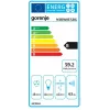Gorenje WHI949EXBG tvaika nosūcējs sienas montāžai, sudraba, nerūsējošais tērauds, 608 m³/h