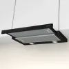 Gorenje TH62E4BG Daļēji iebūvējams (izvelkams) Melns 450 m³/h