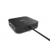 i-tec USB-C HDMI DP dokstacija ar 100 W barošanu
