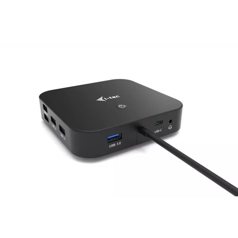 i-tec USB-C HDMI DP dokstacija ar 100 W barošanu