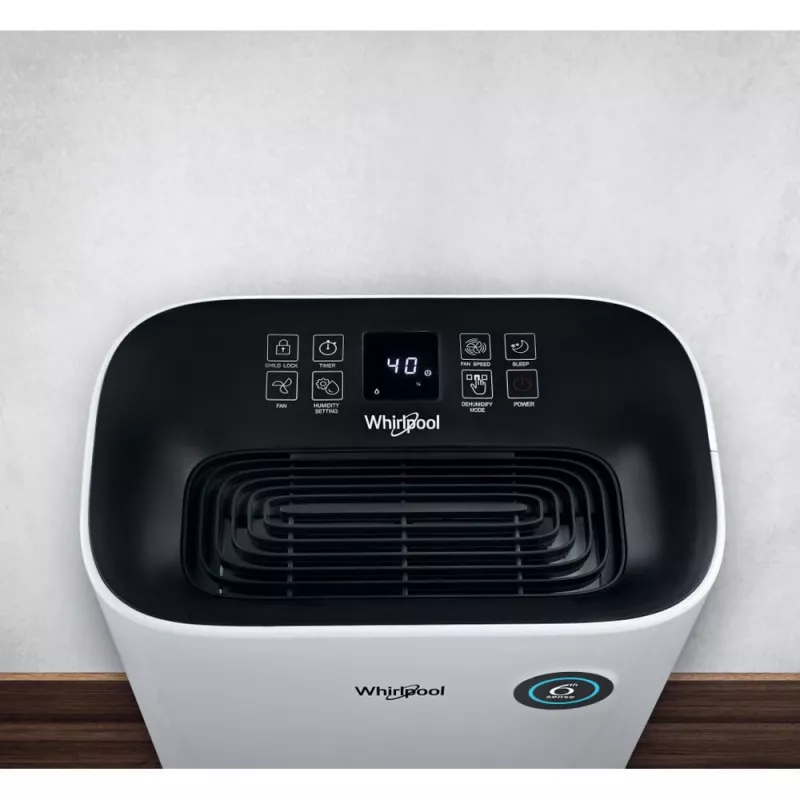 Gaisa mitruma samazinātājs Whirlpool DE20W5252 6.5 L 44 dB 420 W Melns Balts