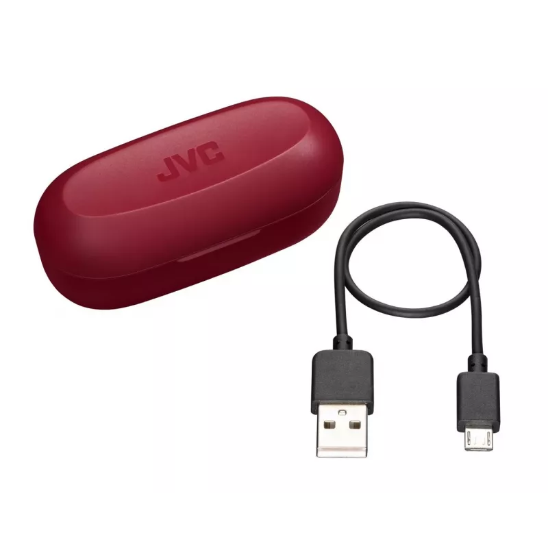 JVC HA-A8T-R Austiņas True Wireless Stereo (TWS) Iekšauss Mūzikas Bluetooth Sarkanas