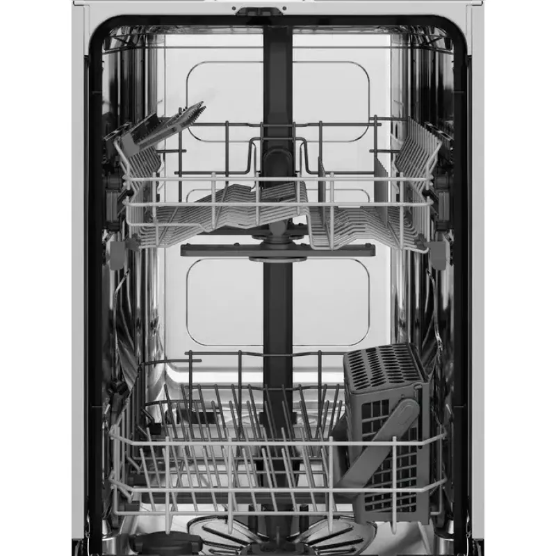 Iebūvējamā trauku mazgājamā mašīna Electrolux EEA12100L — 9 komplekti, 49 dB, 45 cm šaura