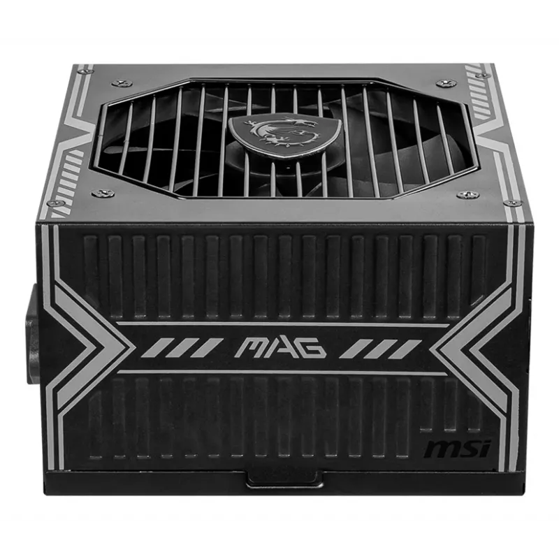 MSI MAG A550BN UK barošanas bloks 550W, 80 Plus Bronze, 12V viena sliede, DC-DC ķēde, 120mm ventilators, nemodulārs, melns