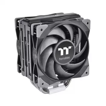 Procesora dzesētājs THERMALTAKE Toughair 510, divi 120 mm ventilatori, 4 siltuma caurules, 159.5×98.8×123.6 mm, melns