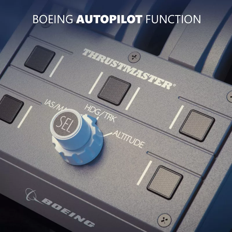 Thrustmaster TCA Quadrant Boeing Edition Pelēks USB Joystick PC, Xbox, Xbox One X, Xbox Series S