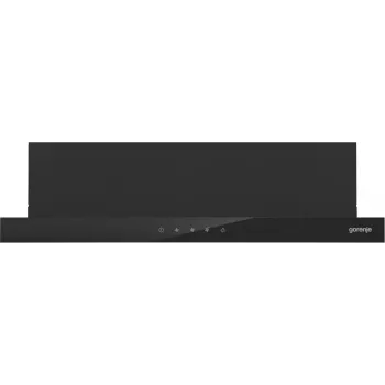 Gorenje TH64E4BG daļēji iebūvējams (izvelkamais) tvaika nosūcējs melns 450 m³/h