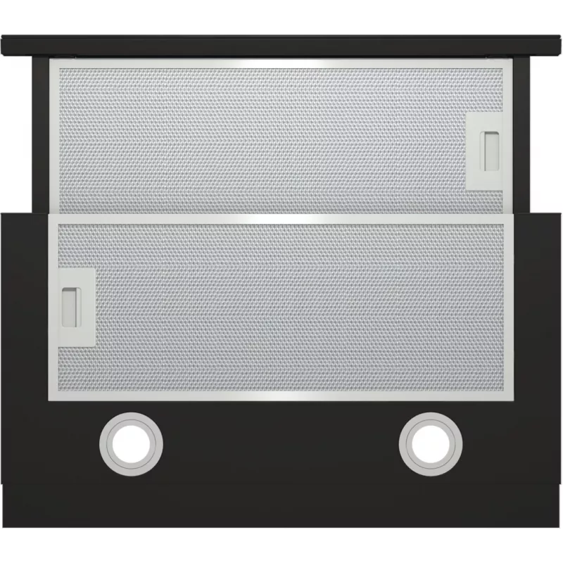 Gorenje TH64E4BG daļēji iebūvējams (izvelkamais) tvaika nosūcējs melns 450 m³/h