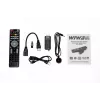 WIWA H.265 MINI DVB-T/DVB-T2 uztvērējs, H.265/HEVC, Full HD 1080p, HDMI, mini USB, PVR, melns