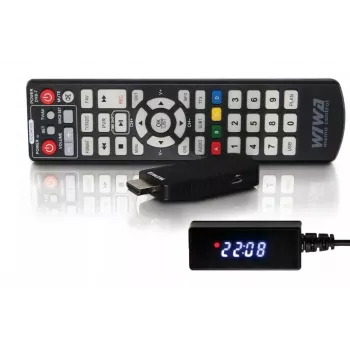 DVB-T/DVB-T2 uztvērējs WIWA H.265 MINI — H.265 HD ciparu zemes TV uztvērējs, Full HD, HDMI, USB, 5V/1,5A