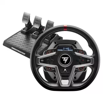 Thrustmaster T248 Black stūre + pedāļi Analogs / Digitāls PC, PlayStation 4, PlayStation 5