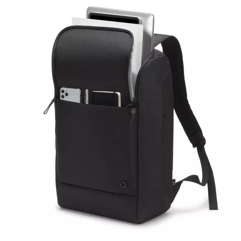 DICOTA Eco Motion mugursoma 13-15.6 inch melna / 600D rPET poliesters