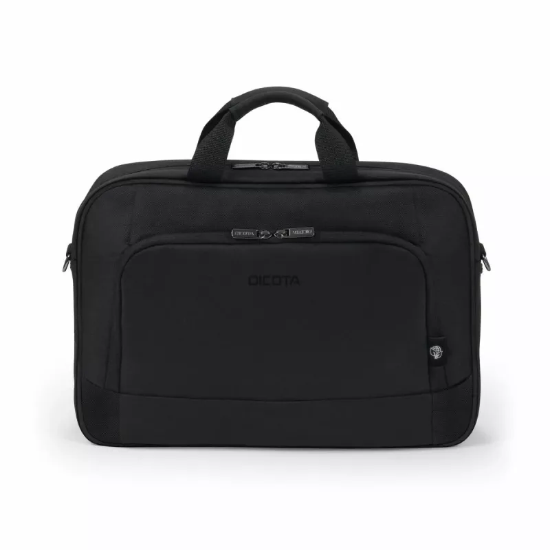 DICOTA Eco Top Traveller Base - 15-17.3 collu portatīvā datora soma - Melna / 300D Rpet poliesters