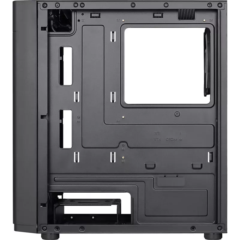 Aerocool HEXFORMBKV2 Micro-ATX PC korpuss ar 3 FRGB ventilatoriem melns
