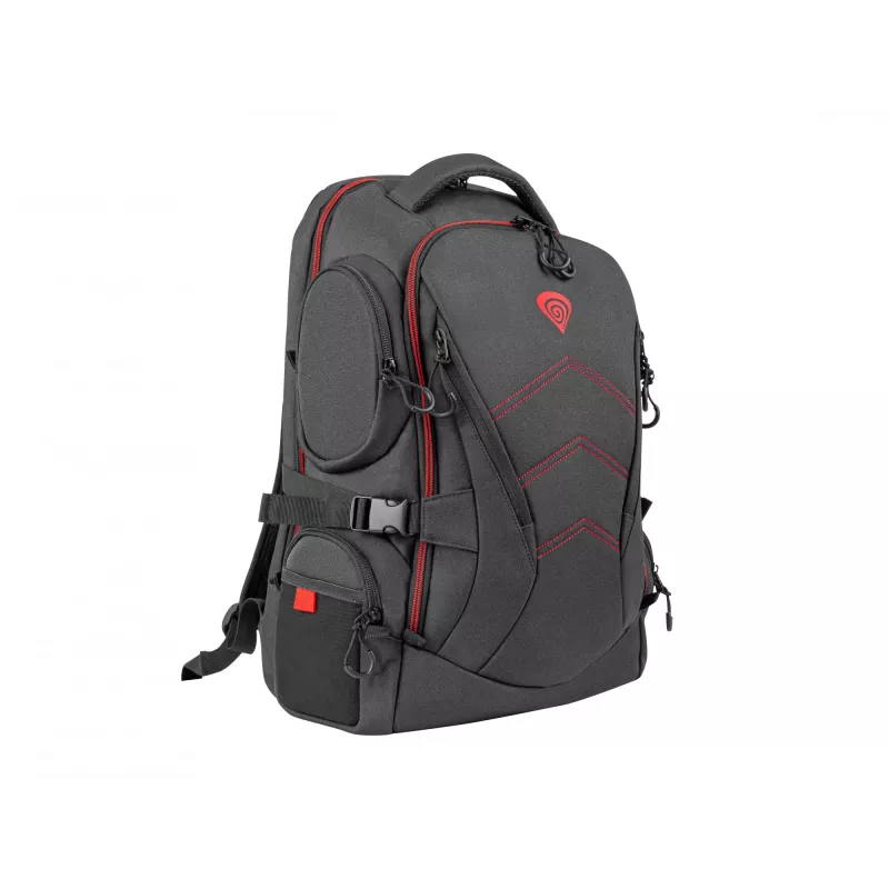 GENESIS Pallad 550 mugursoma 43.9 cm (17.3 inch) melna, sarkana