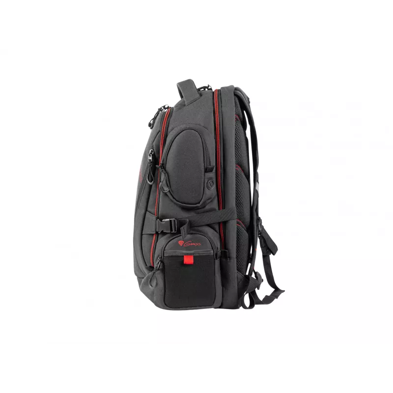 GENESIS Pallad 550 mugursoma 43.9 cm (17.3 inch) melna, sarkana