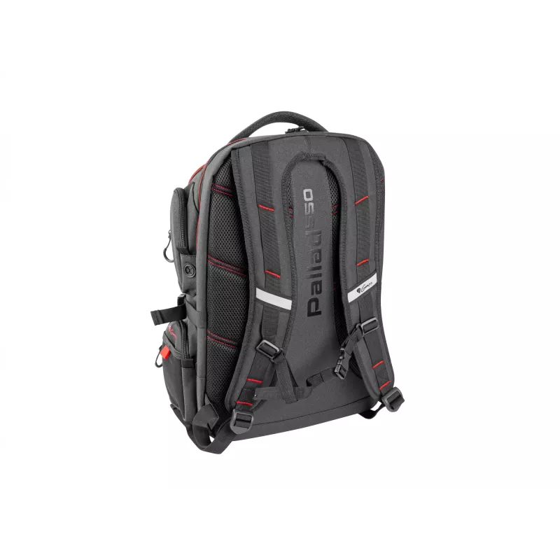 GENESIS Pallad 550 mugursoma 43.9 cm (17.3 inch) melna, sarkana