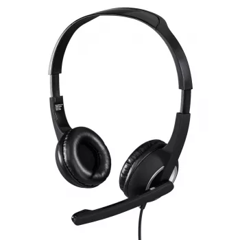 Hama Essential HS 300 Austiņas Vadu Galvas saite Zvaniem/Mūzikai Pelēkas