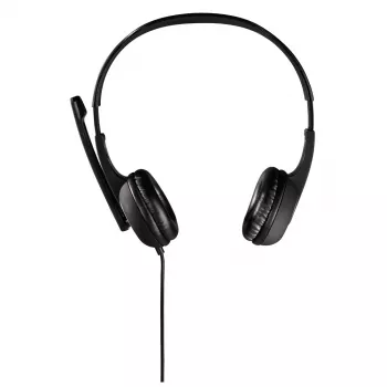 Hama Essential HS 300 Austiņas Vadu Galvas saite Zvaniem/Mūzikai Pelēkas