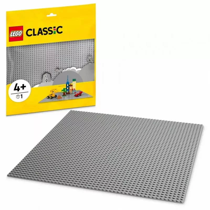 LEGO būvēšanas pamatne 11024 — Classic pelēka pamatne 48×48 izciļņi (380 × 380 mm)
