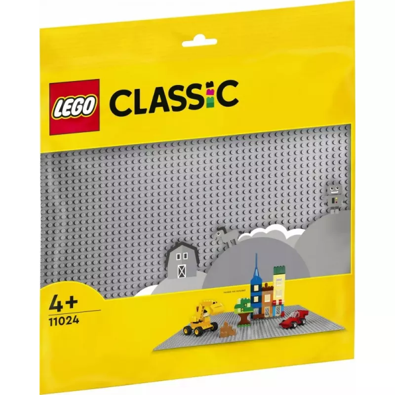 LEGO būvēšanas pamatne 11024 — Classic pelēka pamatne 48×48 izciļņi (380 × 380 mm)