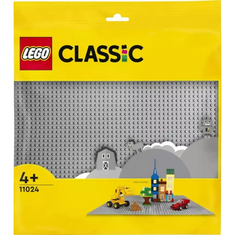 LEGO būvēšanas pamatne 11024 — Classic pelēka pamatne 48×48 izciļņi (380 × 380 mm)