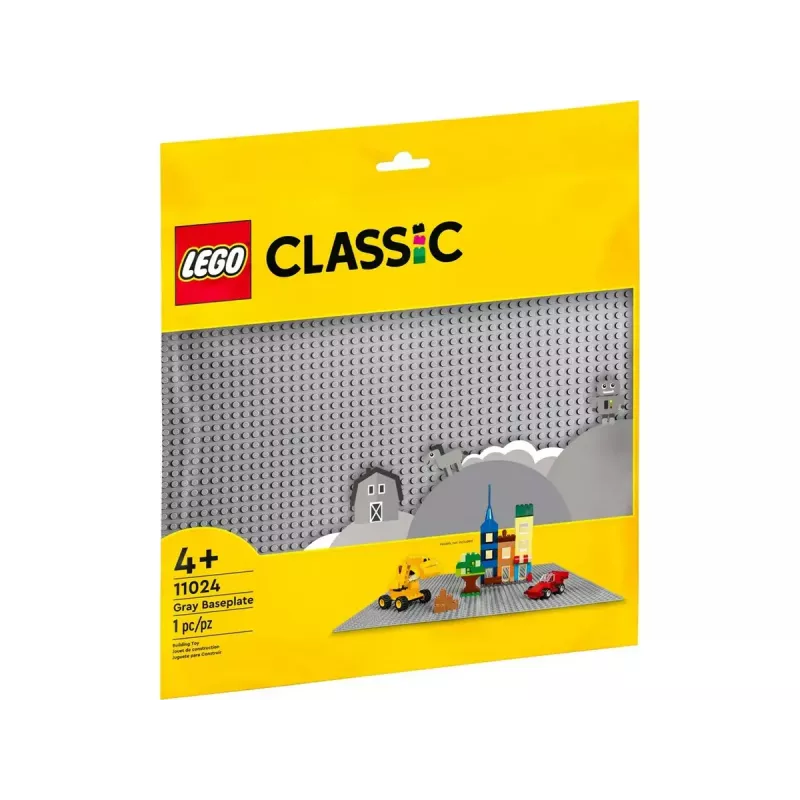 LEGO būvēšanas pamatne 11024 — Classic pelēka pamatne 48×48 izciļņi (380 × 380 mm)