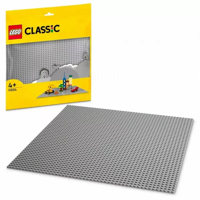 LEGO būvēšanas pamatne 11024 — Classic pelēka pamatne 48×48 izciļņi (380 × 380 mm)