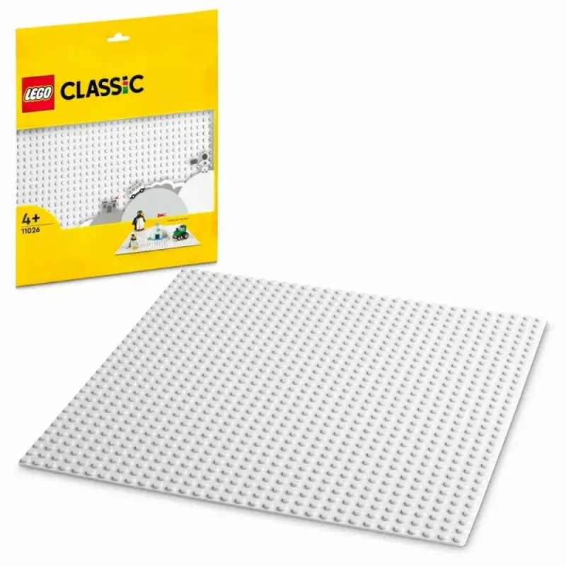 LEGO 11026 būvplāksne — pamatne 32x32 radzes, balta