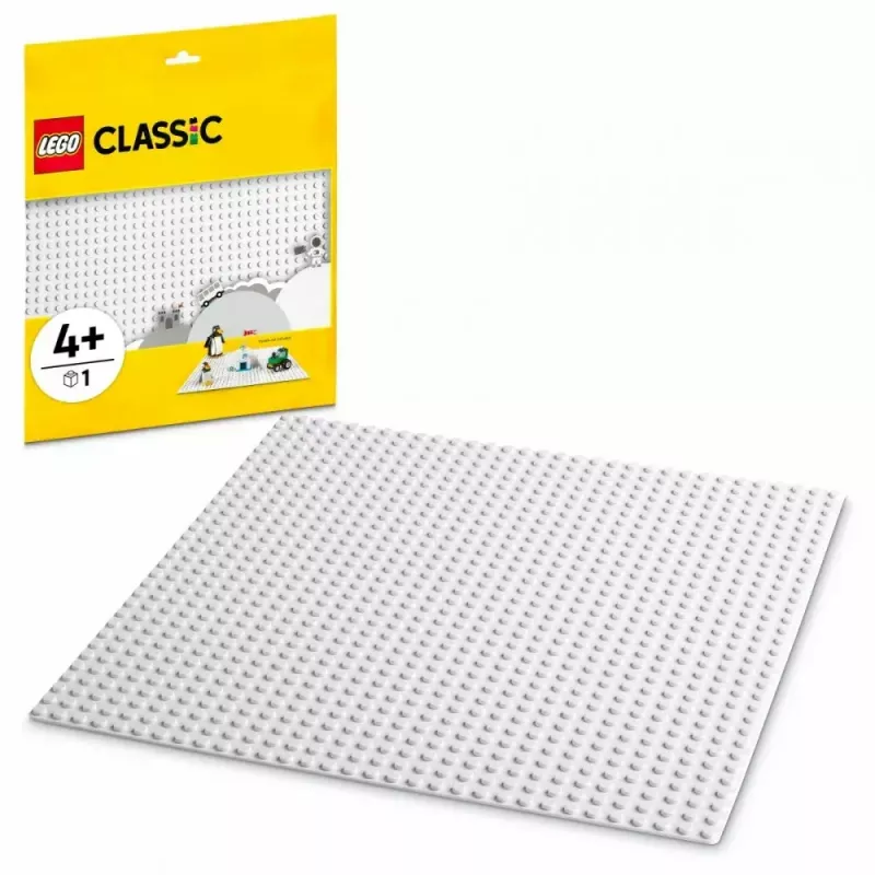 LEGO 11026 būvplāksne — pamatne 32x32 radzes, balta