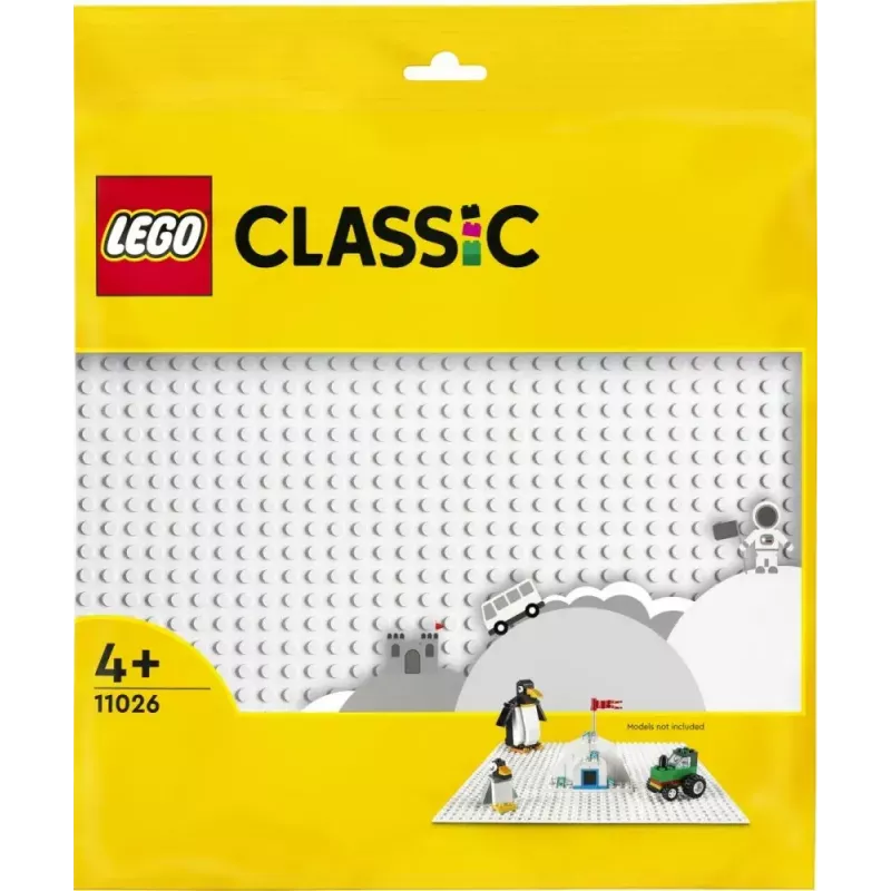 LEGO 11026 būvplāksne — pamatne 32x32 radzes, balta