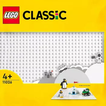 LEGO 11026 būvplāksne — pamatne 32x32 radzes, balta