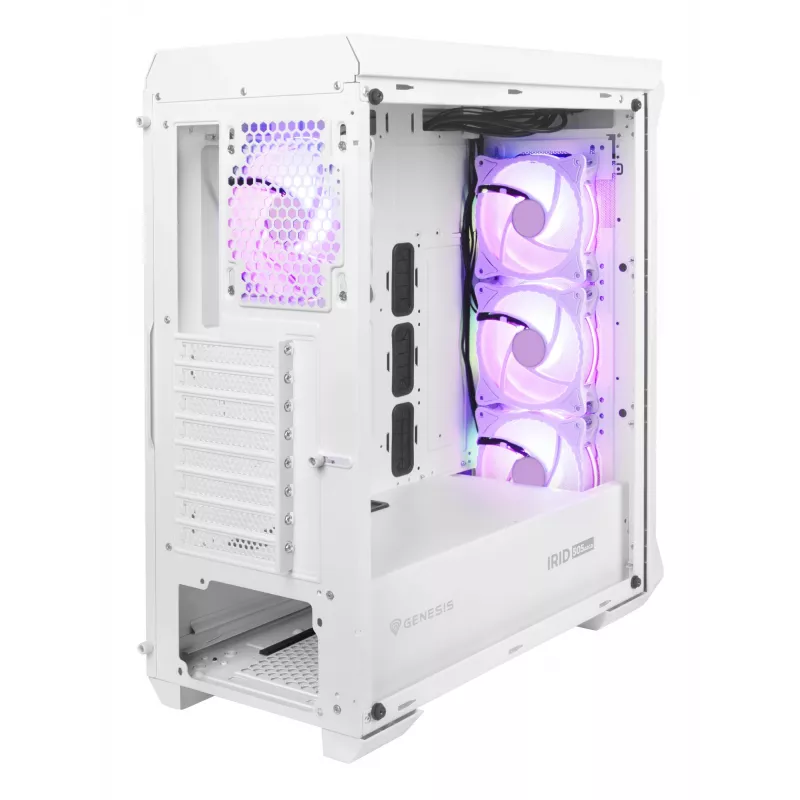 GENESIS Irid 505 ARGB Midi Tower Balts