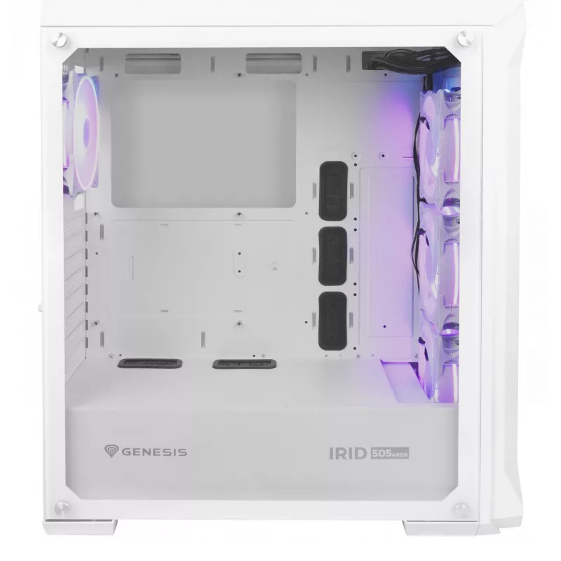 GENESIS Irid 505 ARGB Midi Tower Balts