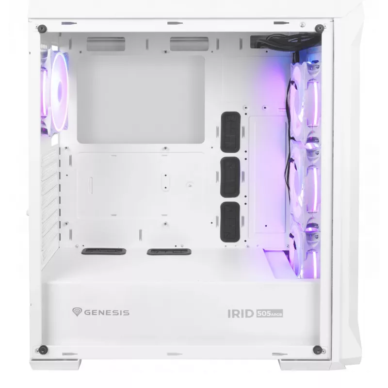 GENESIS Irid 505 ARGB Midi Tower Balts