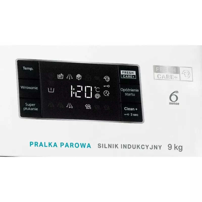 Whirlpool FFB 9258 SV PL veļas mazgājamā mašīna, priekšējā ielāde, 9 kg, 1200 RPM, balta