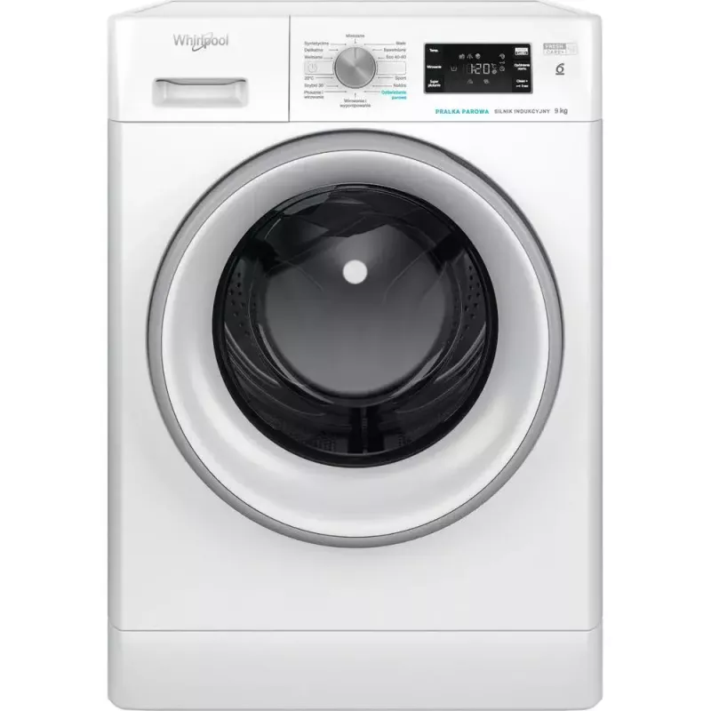 Whirlpool FFB 9258 SV PL veļas mazgājamā mašīna, priekšējā ielāde, 9 kg, 1200 RPM, balta