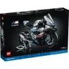 LEGO Technic motocikla modelis BMW M1000RR 42130 ar detalizētu dzinēju un darba balstiekārtu