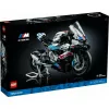 LEGO Technic motocikla modelis BMW M1000RR 42130 ar detalizētu dzinēju un darba balstiekārtu