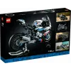 LEGO Technic motocikla modelis BMW M1000RR 42130 ar detalizētu dzinēju un darba balstiekārtu