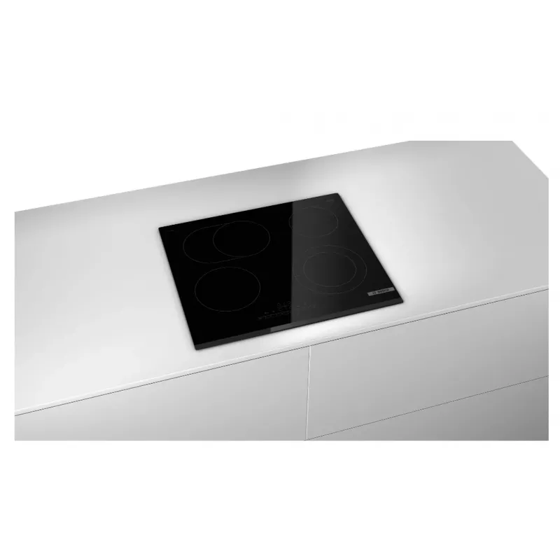Bosch Serie 6 PKN631FP2E Melna iebūvējama keramiskā plīts virsma 4 zonām
