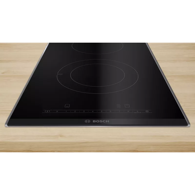 Bosch Serie 6 PKF375FP2E keramikas plīts virsma, melna, iebūvējama, 30 cm, 2 zonas