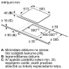 Bosch Serie 4 PKE645BB2E Keramiskā Plīts Virsma Melna Iebūvējama 60 cm 4 Zonas