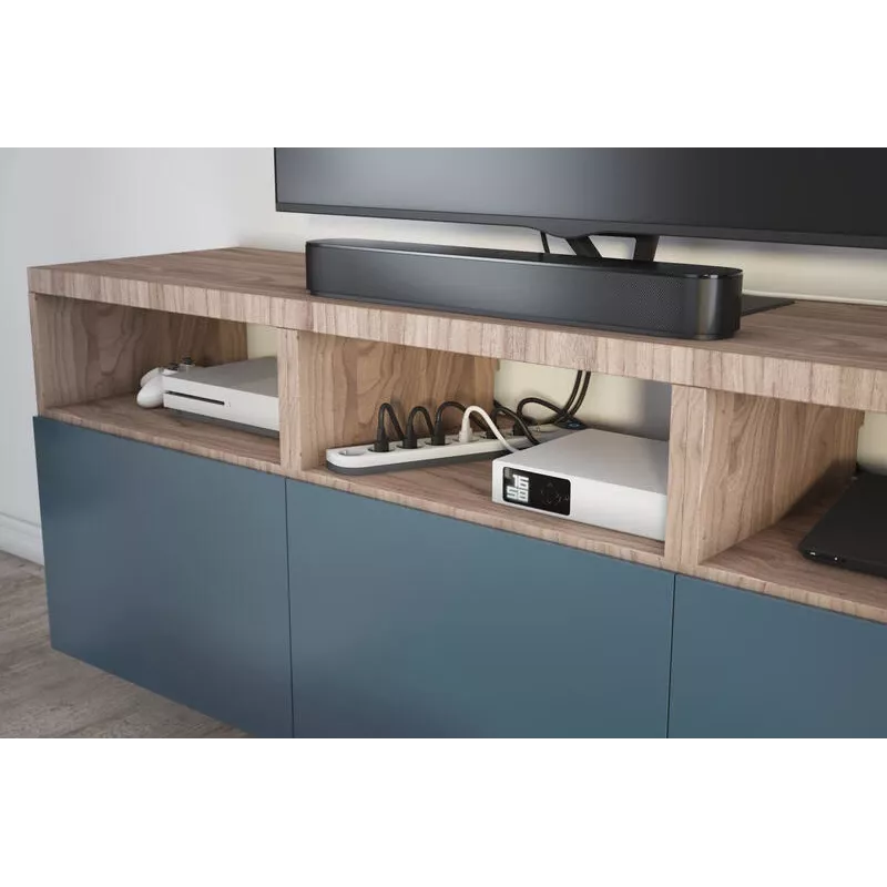 Legrand 049430 pagarinātājs 2 m 8 kontaktligzdas Melns