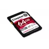 Kingston Technology 64GB Canvas React Plus SDXC UHS-II 300R/260W U3 V90 Full HD/4K/8K atmiņas karte