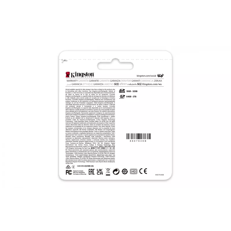 Kingston Technology 64GB Canvas React Plus SDXC UHS-II 300R/260W U3 V90 Full HD/4K/8K atmiņas karte